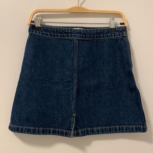 Aritzia Wilfred denim skirt